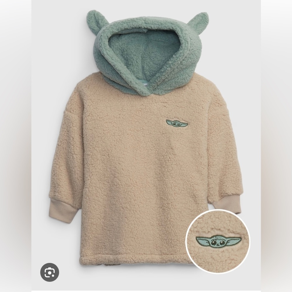 BabyGap Star Wars Grogu Cozy PJ Hoodie